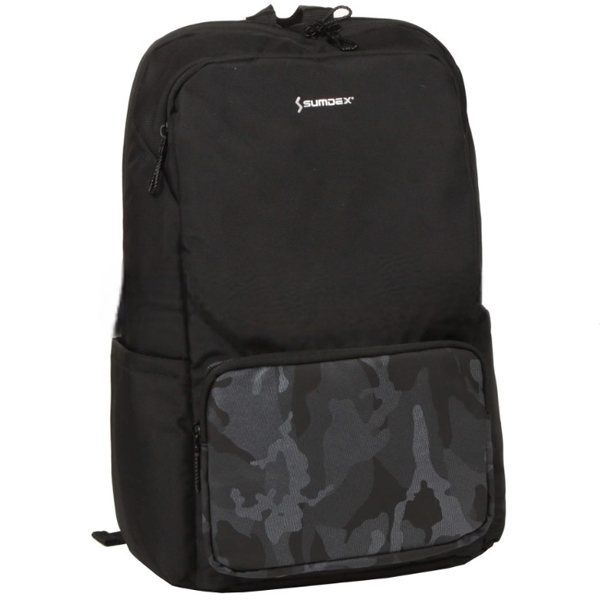 картинка Рюкзак для ноутбука 15.6" Sumdex PON-282BL, Black, полиэстер от магазина itmag.kz