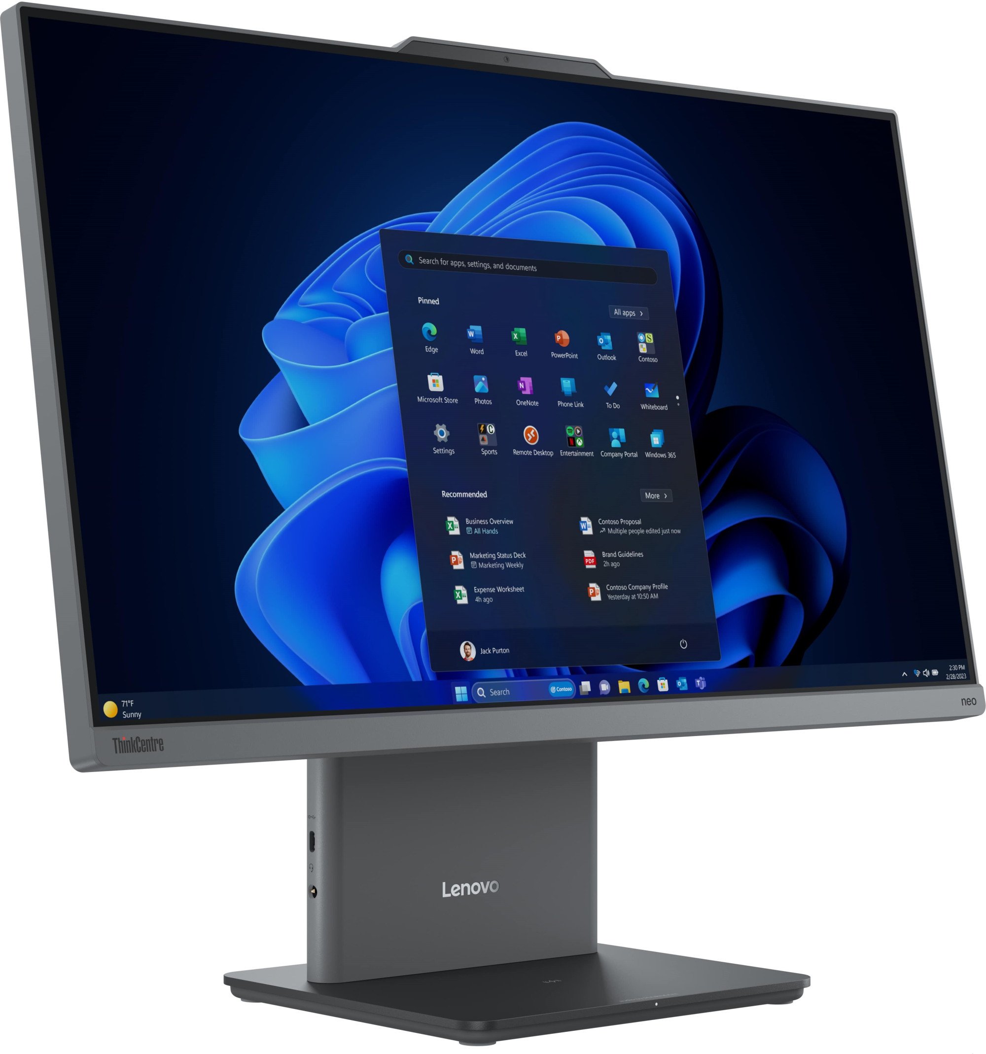Моноблок Lenovo ThinkCentre Neo 50a Gen 5 24" (12SD0071RU) фото