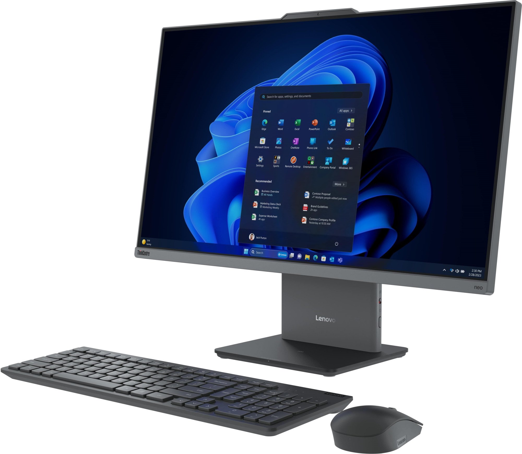 Моноблок Lenovo ThinkCentre Neo 50a Gen 5 27" (12SB0013RU) фото