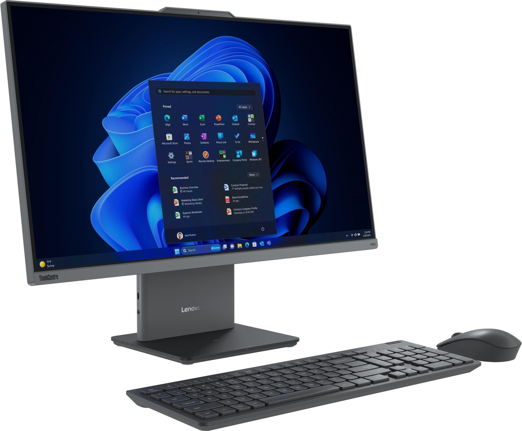Моноблок Lenovo ThinkCentre Neo 50a Gen 5 27" (12SB0013RU) фото