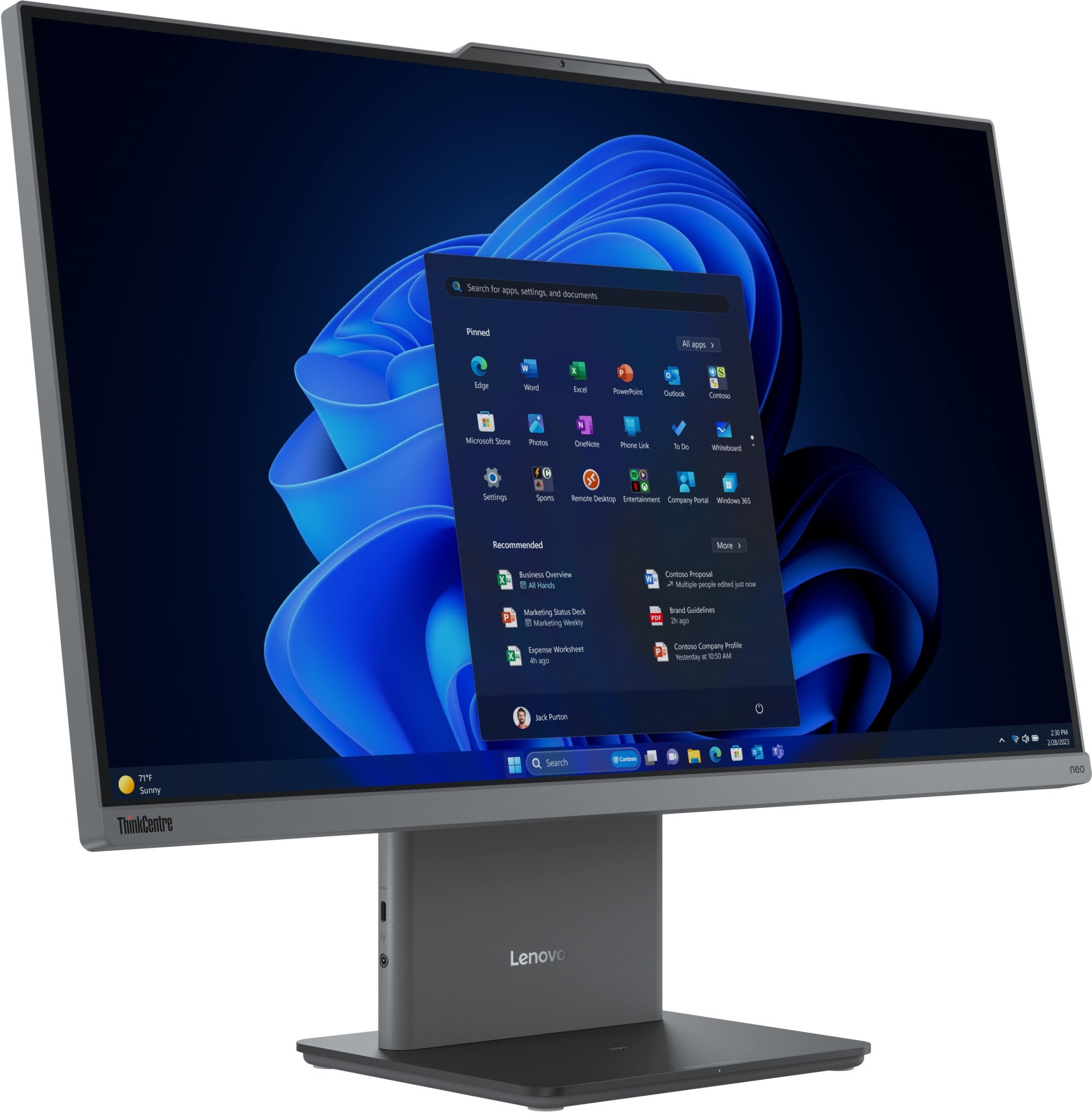 Моноблок Lenovo ThinkCentre Neo 50a Gen 5 27" (12SB0013RU) фото