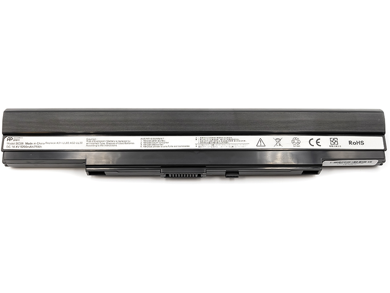 картинка Аккумулятор PowerPlant для ноутбуков ASUS U30 Series (A31-UL30, ASU300LH) 14.4V 5200mAh от магазина itmag.kz