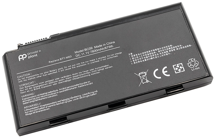 картинка Аккумулятор PowerPlant для ноутбуков MSI GX660 Series (BTY-M6D, MIX780LP) 11.1V 7800mAh от магазина itmag.kz