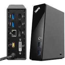 картинка Док станция ThinkPad OneLink Pro Dock  2 порта USB 3.0/Stereo/комбинированный аудио порт вход_выход/2 порта USB 2.0/Порт DisplayPort/Порт DVI-I/DC In/90W AC adapter (slim tip) от магазина itmag.kz