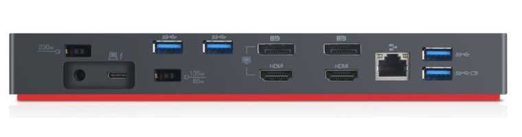 картинка Расширитель портов ввода-вывода Lenovo Док-станция ThinkPad Thunderbolt 3 Dock 135W от магазина itmag.kz