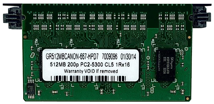 картинка ADD.MEMORY TYPE D  512Mb Memory RAM for Canon imageRUNNER ADVANCE Series от магазина itmag.kz