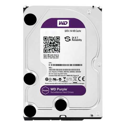 картинка Жёсткий диск WD Purple WD20PURX-78 2ТБ 3,5" IntelliPower 64MB (SATA-III) DV Hik от магазина itmag.kz
