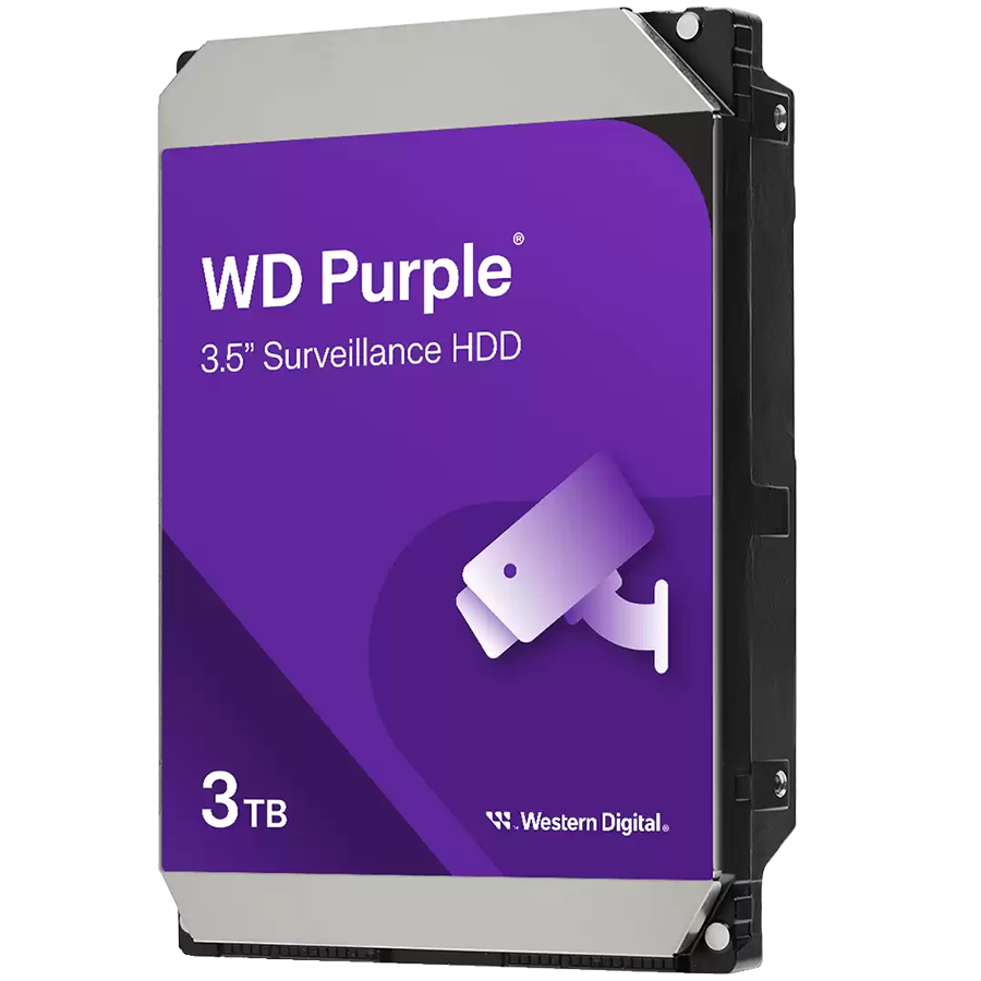 Жесткий диск HDD  3Tb Western Digital Purple SATA 3,5" (WD34PURZ) фото