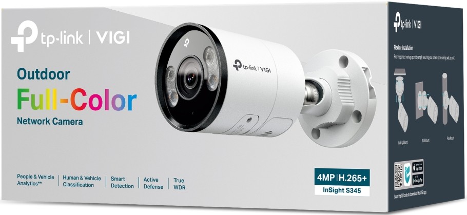 Уличная цилиндрическая камера TP-LINK VIGI InSight S345 4МП (InSight S345(2.8mm)(UN)) фото