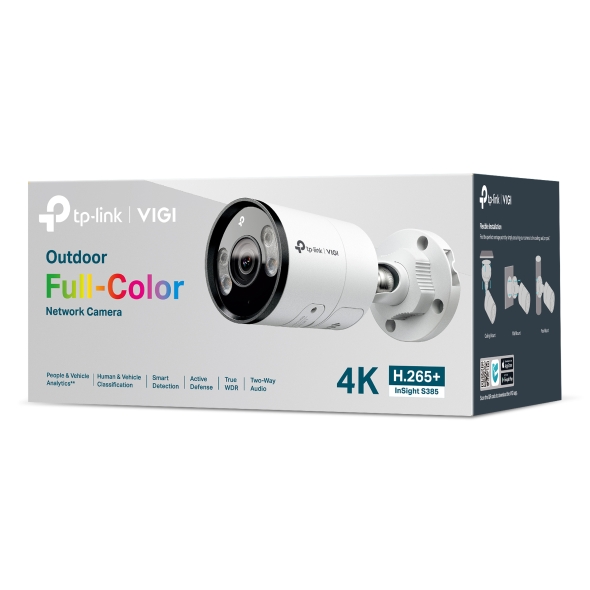 Уличная цилиндрическая камера TP-LINK VIGI InSight S385 8МП (InSight S385(4mm)(UN)) фото