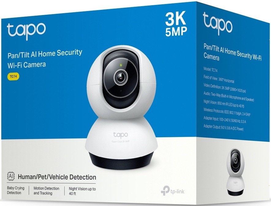 Беспроводная камера TP-LINK Tapo TC74 5MP (TC74(EU)) фото