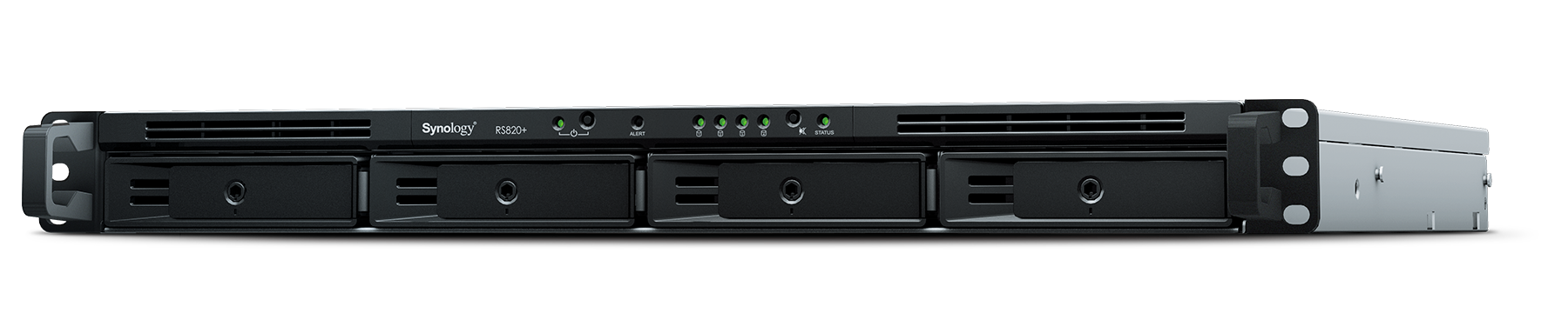 картинка Сетевое оборудование Synology Сетевой NAS-сервер, Synology RS820+ 4xHDD 1U от магазина itmag.kz