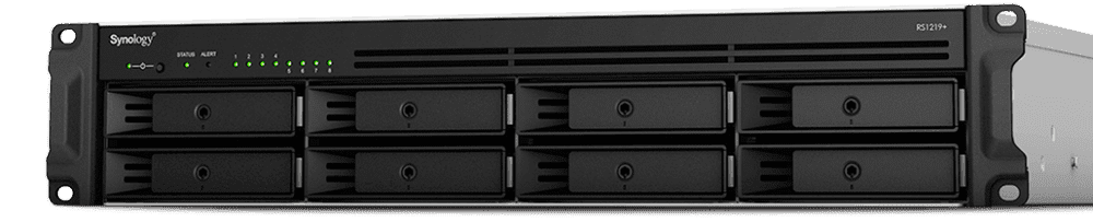 картинка Сетевое оборудование Synology Сетевой NAS сервер Synology RS1219+  8xHDD 2U NAS-сервер All-in-1 от магазина itmag.kz