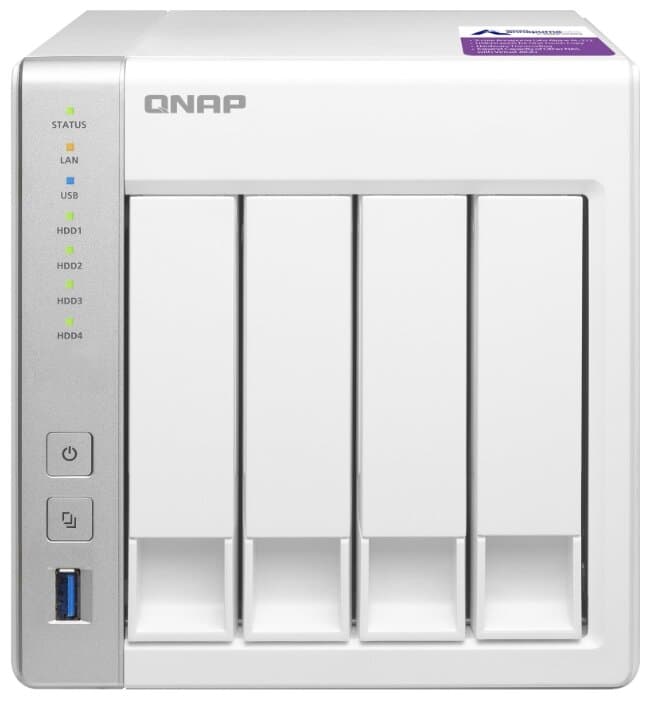 картинка Сетевое оборудование QNAP Сетевой RAID-накопитель, Qnap D4, 4 отсека для HDD от магазина itmag.kz