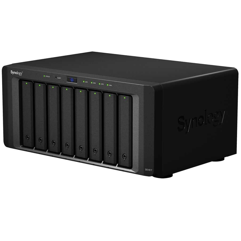 картинка Сетевое оборудование Synology Сетевой NAS-сервер, Synology DS1817  8xHDD NAS-сервер для бизнеса от магазина itmag.kz
