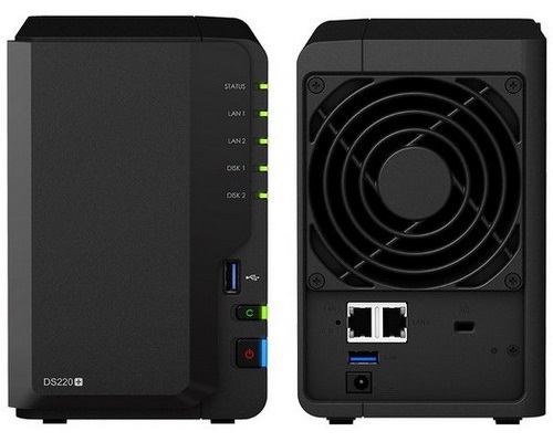картинка Сетевое оборудование Synology Сетевой NAS сервер DS220+ 2xHDD для дома от магазина itmag.kz