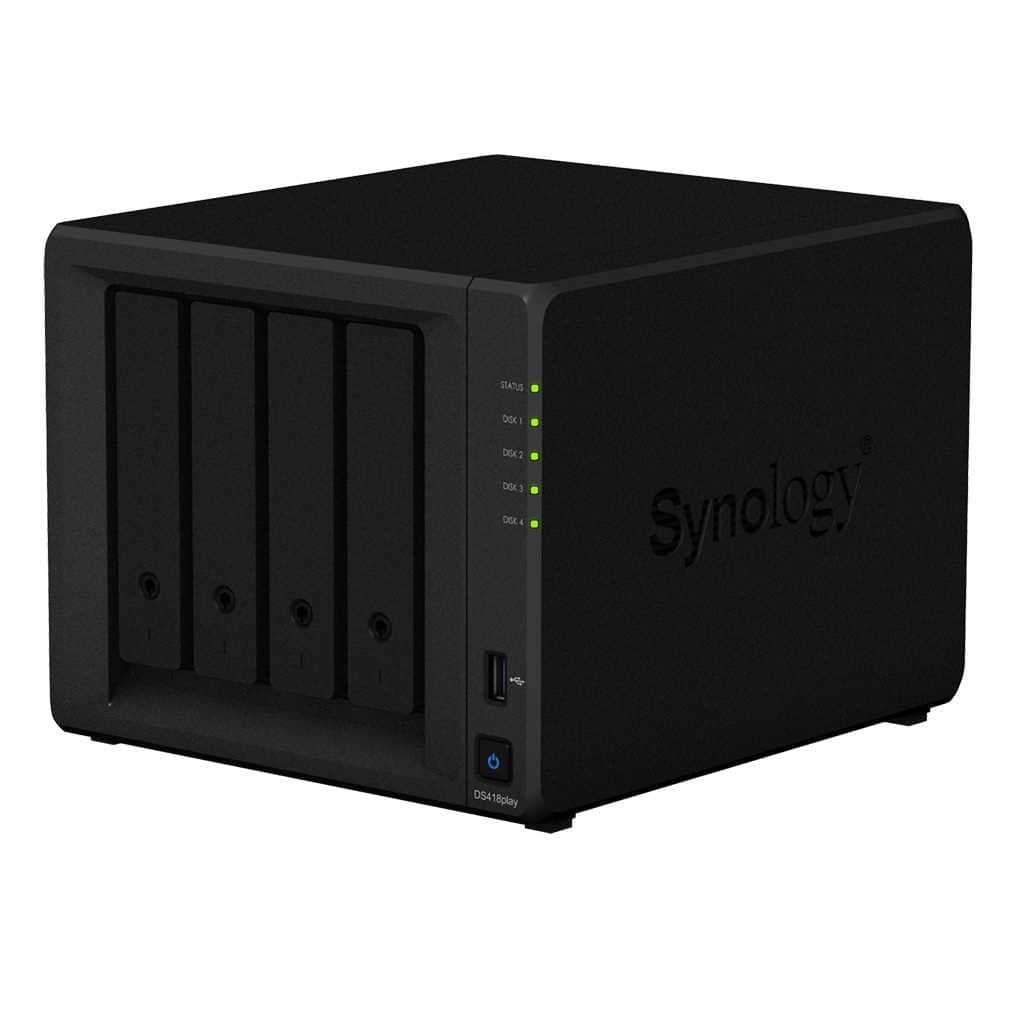 картинка Сетевое оборудование Synology Synology DS418play 4xHDD NAS-сервер для дома и бизнеса от магазина itmag.kz