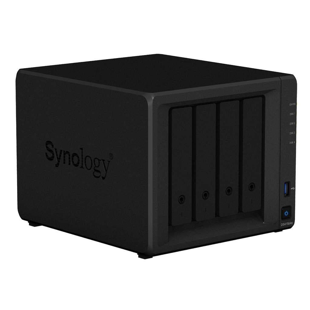картинка Сетевое оборудование Synology Synology DS418play 4xHDD NAS-сервер для дома и бизнеса от магазина itmag.kz