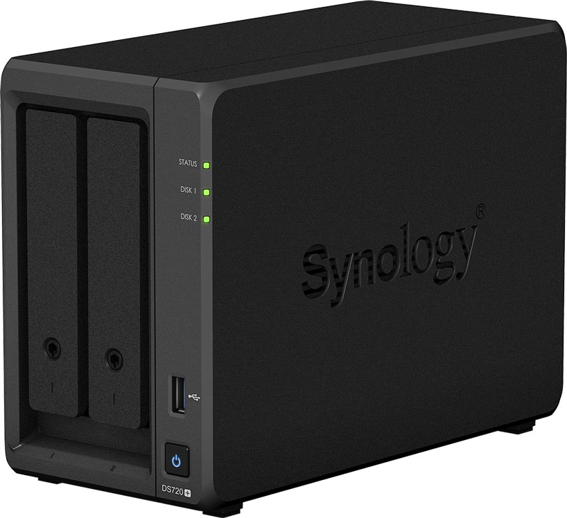 картинка Сетевое оборудование Synology DS720+ Сетевой NAS-сервер, 2 отсека для HDD от магазина itmag.kz