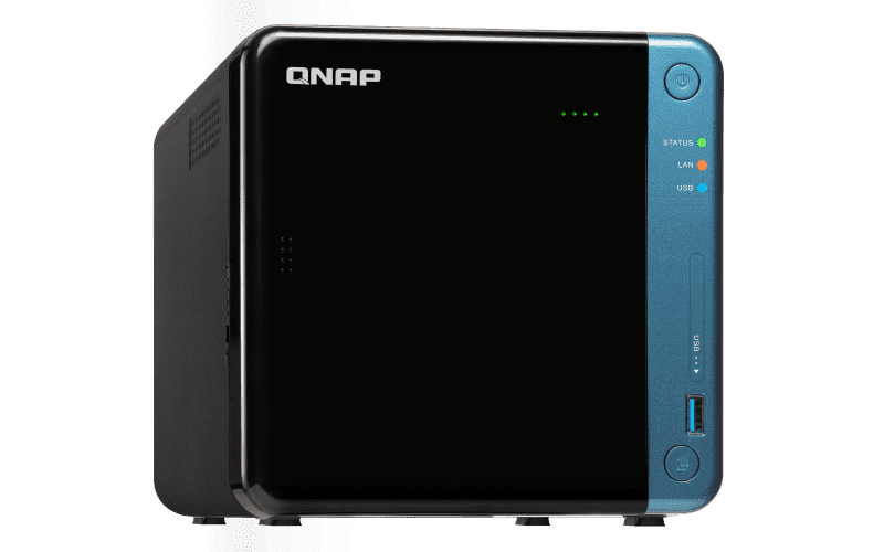 картинка Сетевое оборудование QNAP Сетевой RAID-накопитель Qnap TS-453Be-4G, 4 отсека 3,5"/2,5", 2 HDMI-порта. Intel Celeron J3455 1,5 ГГц, 4 ГБ от магазина itmag.kz