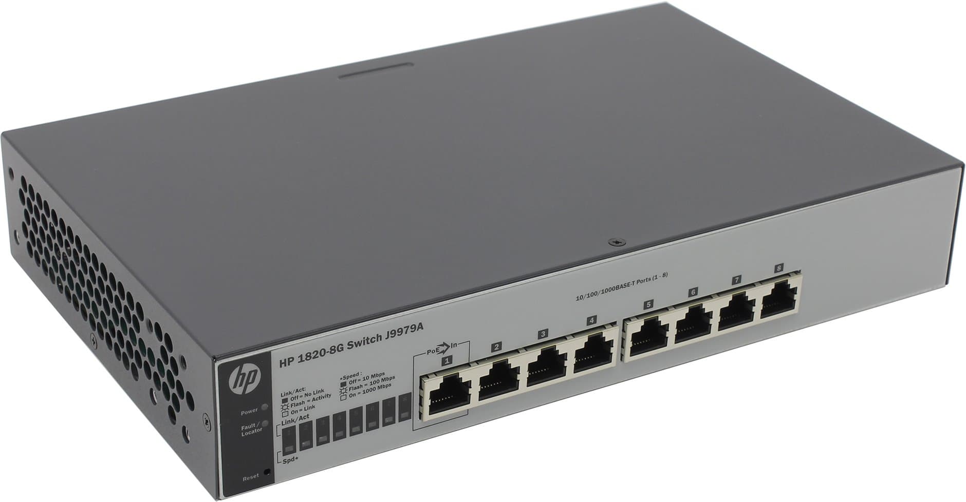 картинка Коммутатор HP Enterprise OfficeConnect 1820 8G Switch (J9979A#ABB) от магазина itmag.kz