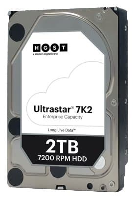 картинка Жесткий диск повышенной надежности Жесткий диск  2Tb WD ULTRASTAR 128MB 7200RPM SATA3 3,5" (HUS722T2TALA604) от магазина itmag.kz