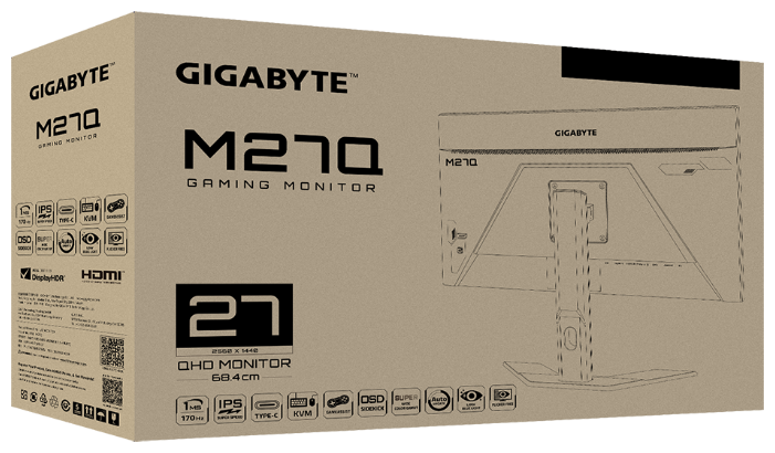 картинка Монитор 27" Gigabyte (M27Q-EK) от магазина itmag.kz