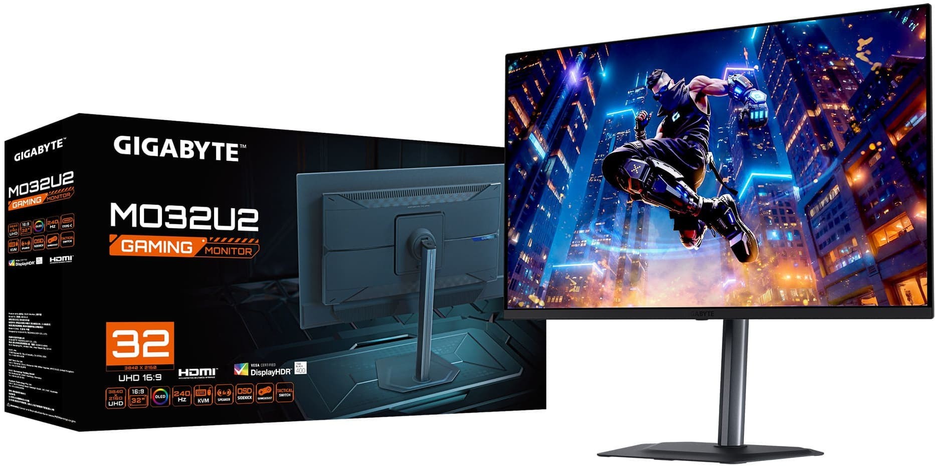 Монитор Gigabyte MO32U2 32" (MO32U2 EK) фото