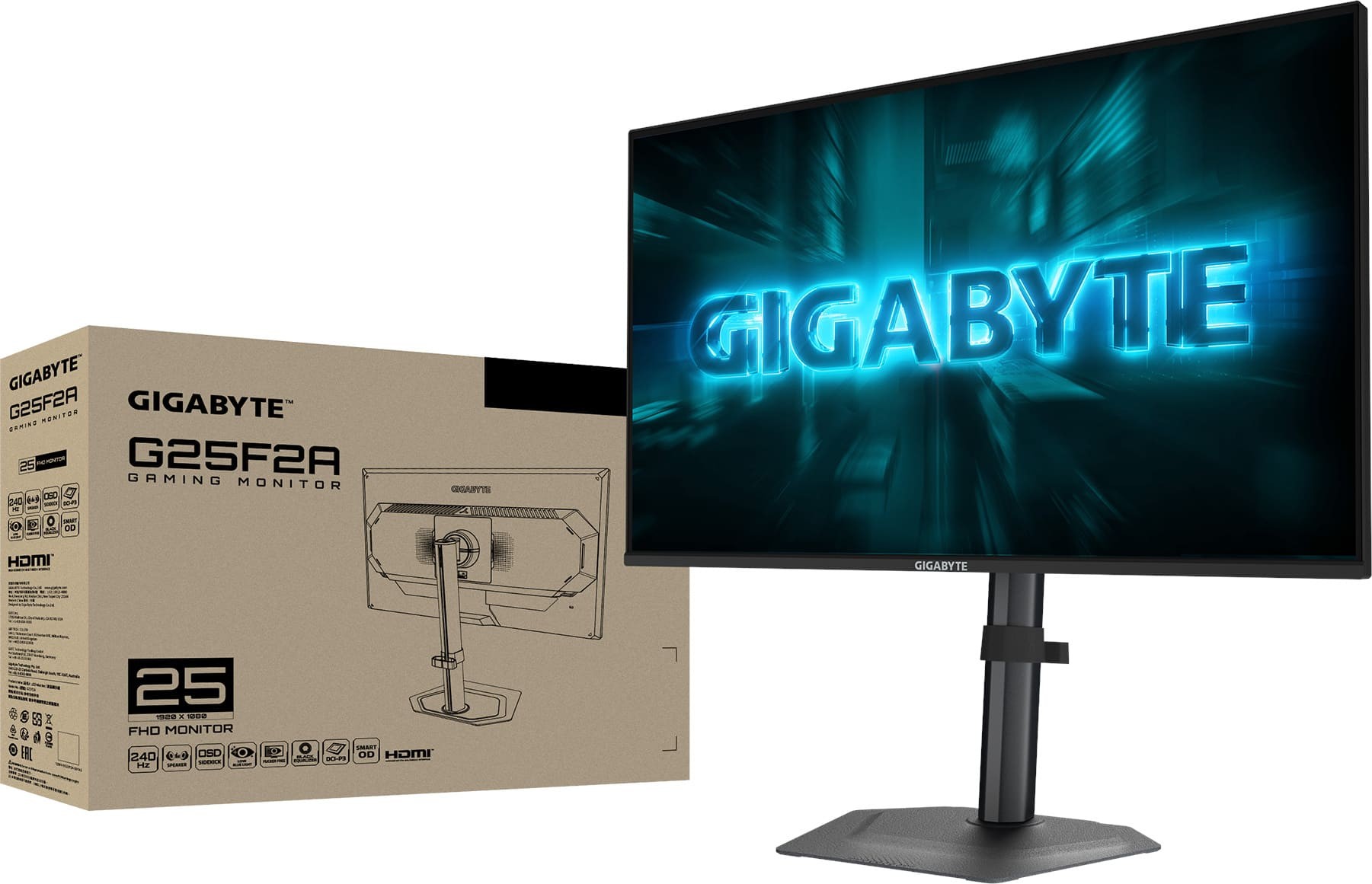 Монитор Gigabyte G25F2A 24.5" (G25F2A EK) фото