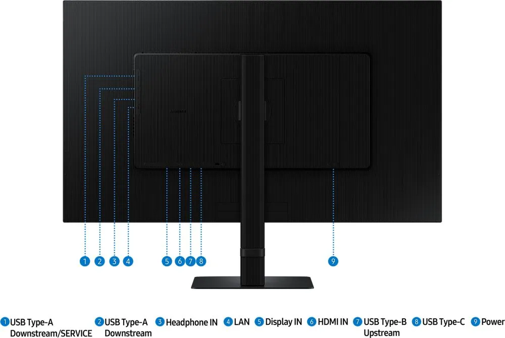 Монитор Samsung ViewFinity S8 32" (LS32D804UAIXCI) фото