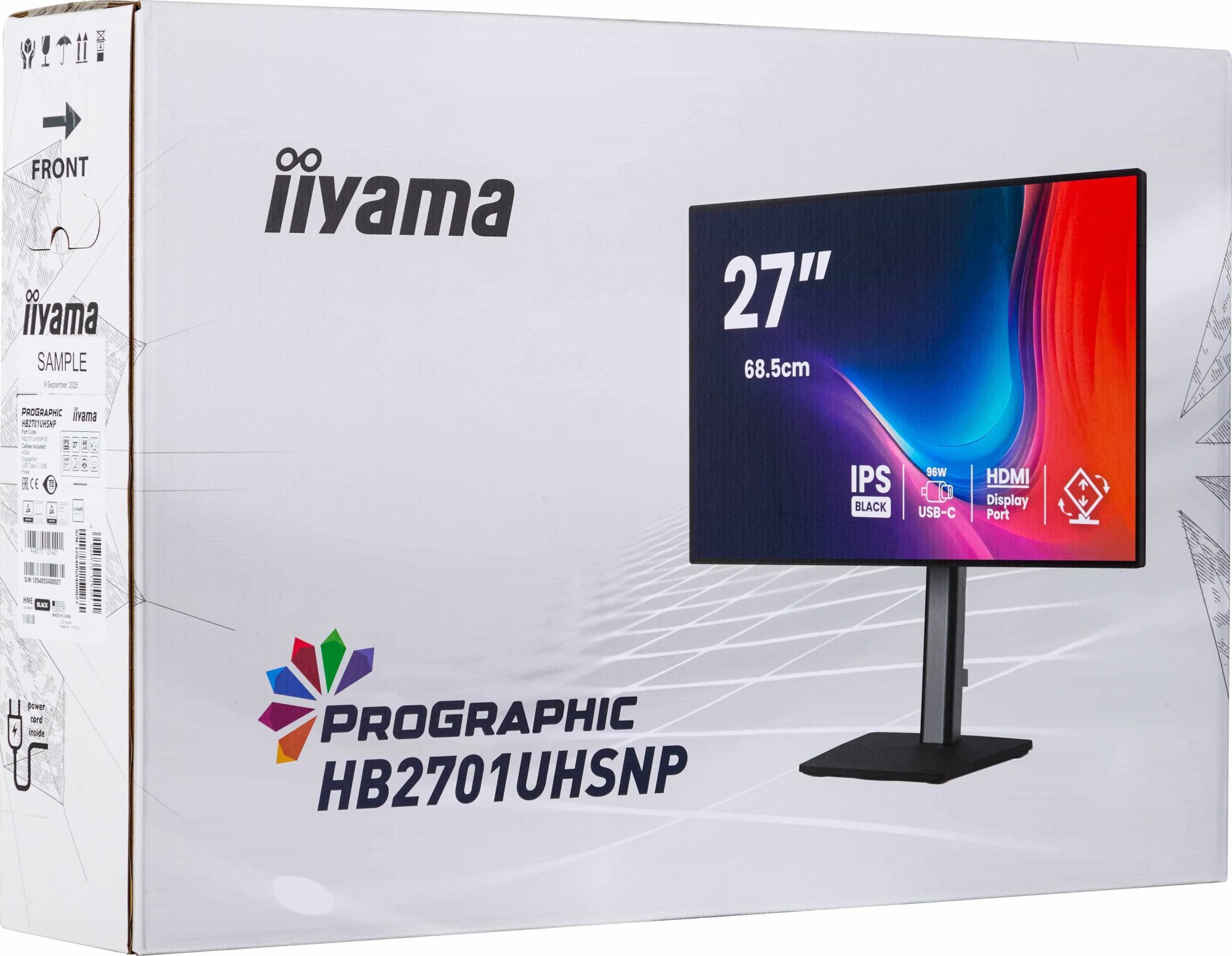 Монитор iiyama ProGraphic HB2701UHSNP-B1 27" - Black (HB2701UHSNP-B1) фото
