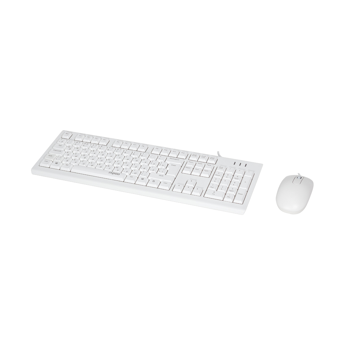 картинка Комплект Клавиатура + Мышь Rapoo X120PRO White от магазина itmag.kz