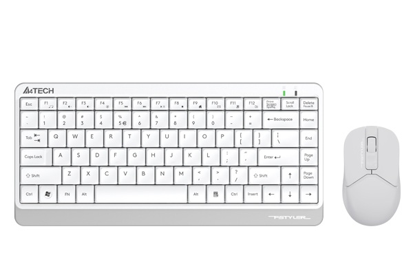 картинка Клавиатура+мышь беспроводная A4tech Fstyler FG1112-White USB от магазина itmag.kz
