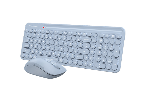 картинка Клавиатура+мышь беспроводная A4tech Fstyler FG3300 Air Blue от магазина itmag.kz
