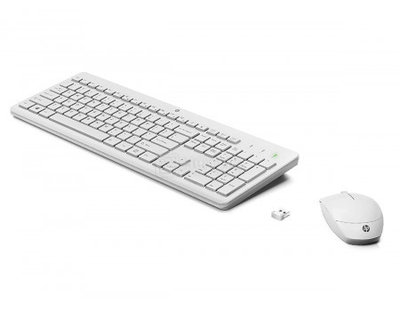 картинка Клавиатура и мышь HP 3L1F0AA 230 Wireless Mouse and Keyboard Combo (White) RUSS от магазина itmag.kz