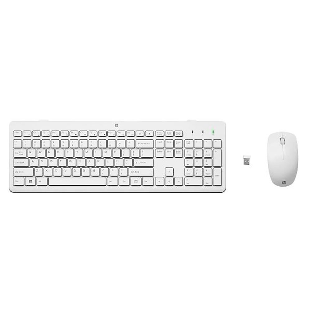картинка Клавиатура и мышь HP 3L1F0AA 230 Wireless Mouse and Keyboard Combo (White) RUSS от магазина itmag.kz