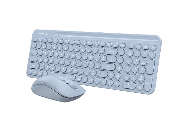 Клавиатура+мышь беспроводная A4tech Fstyler FG3300 Air2, Blue (FG3300 Air2 Blue) фото
