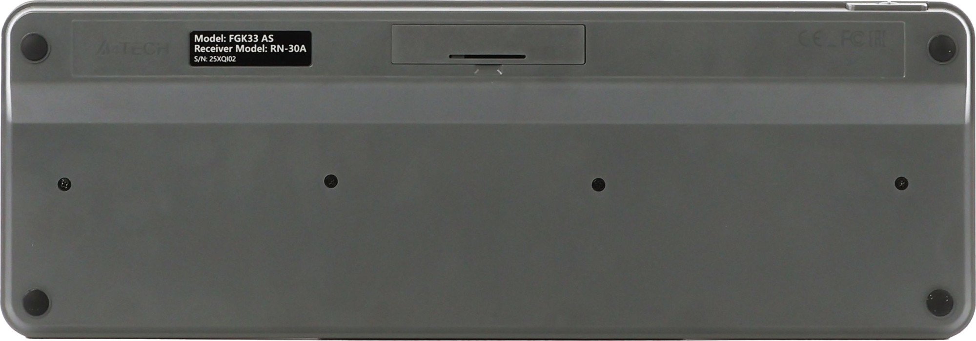Клавиатура+мышь беспроводная A4tech Fstyler FG3300 Air2, Grey (FG3300 Air2 Grey) фото