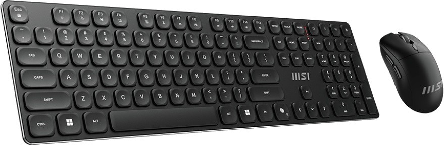 Комплект Клавиатура + Мышь MSI Forge K210 Wireless Combo, Черный (FORGE K210 W COMBO RU) фото