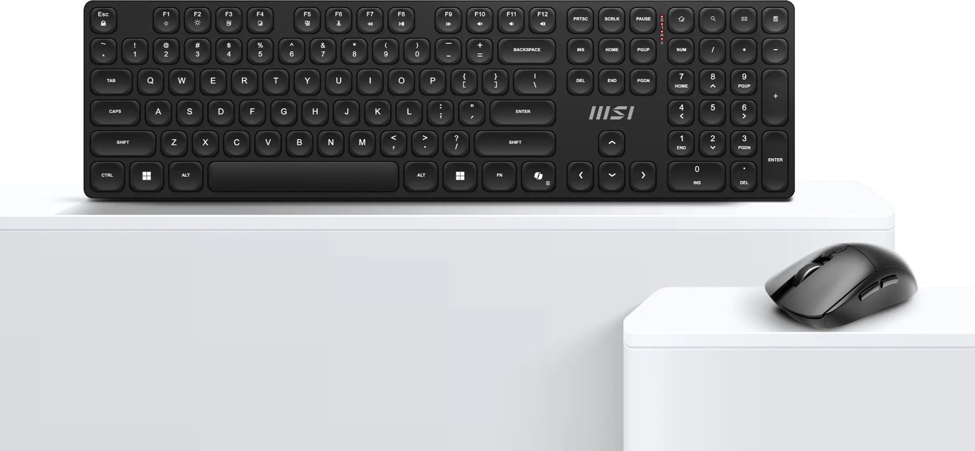 Комплект Клавиатура + Мышь MSI Forge K210 Wireless Combo, Черный (FORGE K210 W COMBO RU) фото