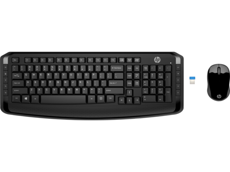 картинка Беспроводная клавиатура + мышь HP Wireless Keyboard and Mouse 300, 3ML04AA от магазина itmag.kz
