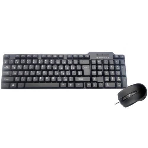 картинка Клавиатура+мышь SMART CM-01KZ <USB, 150cm, BLACK> от магазина itmag.kz