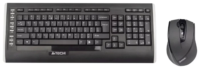 картинка Клавиатура+мышь беспроводная A4tech 9300F Wireless 2.4G, USB,V-Track G9 от магазина itmag.kz