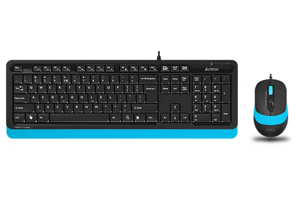 картинка Клавиатура+мышь A4tech F1010-BLUE Fstyler USB от магазина itmag.kz