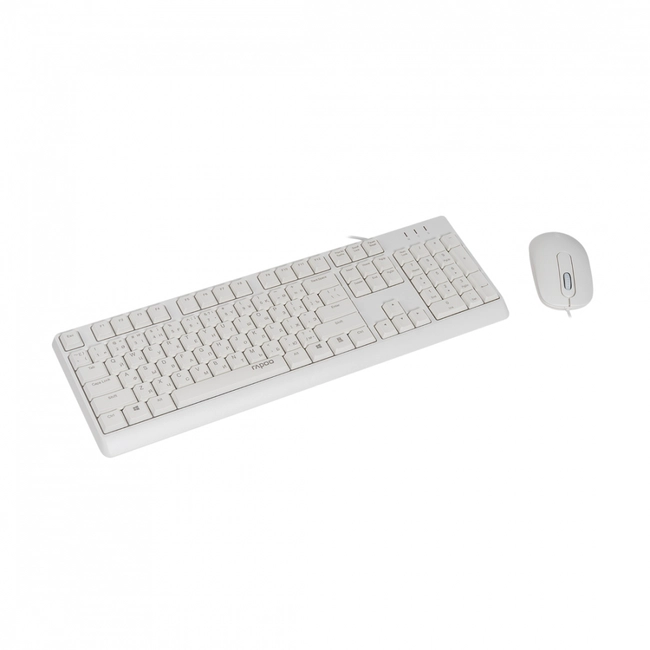 Комплект Клавиатура + Мышь Rapoo X130PRO White (X130PRO White) фото