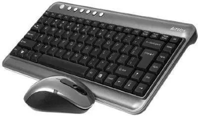 картинка Клавиатура+мышь беспроводная A4tech 7300N Wireless 2.4G, USB,V-Track G7 от магазина itmag.kz