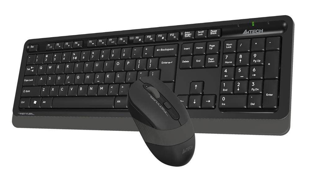 картинка Клавиатура+мышь беспроводная A4tech FG1010S-Black Fstyler USB от магазина itmag.kz