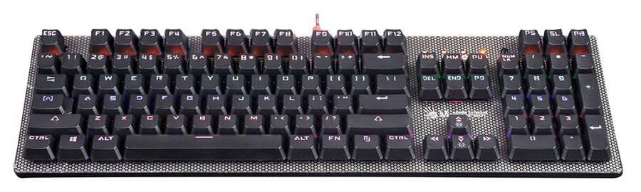 картинка Клавиатура игровая Bloody B810R-NetBee <RGB-LED, USB, мех клавиатура переключателями> от магазина itmag.kz