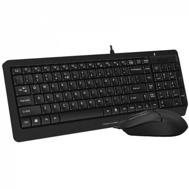 картинка Клавиатура+мышь A4tech Fstyler F1512S-Black Fstyler USB от магазина itmag.kz