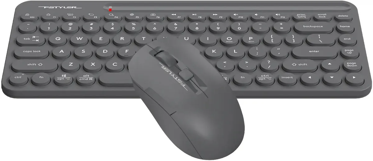 Клавиатура+мышь беспроводная A4tech Fstyler FG3200 Air 2 Grey (FG3200 Air 2 Grey) фото